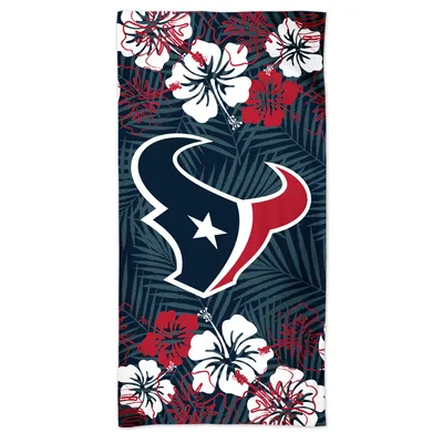 Houston Texans WinCraft 60'' x 30'' Floral Spectra Beach Towel