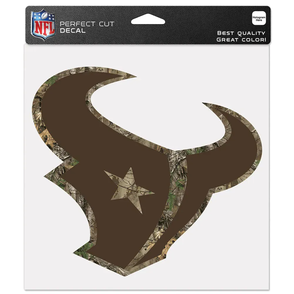 Décalque de couleur camouflage WinCraft Houston Texans 8 "x 8"