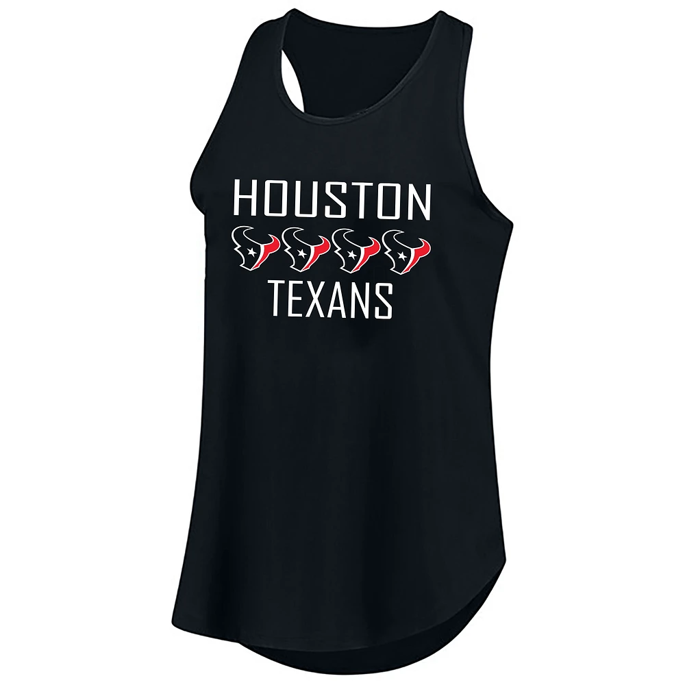 Women's Fanatics C.J. Stroud Navy Houston Texans Plus Name & Number Tank Top