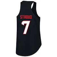 Women's Fanatics C.J. Stroud Navy Houston Texans Plus Name & Number Tank Top