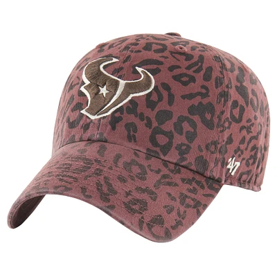 Women's '47  Brown Houston Texans Tawny Clean Up Adjustable Hat