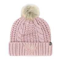 Bonnet tricoté à revers et pompon Dusty Rose Houston Texans Meeko pour femme '47