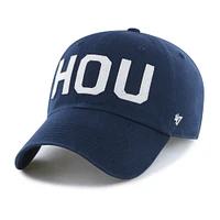 Women's '47 Navy Houston Texans Finely Clean Up Adjustable Hat