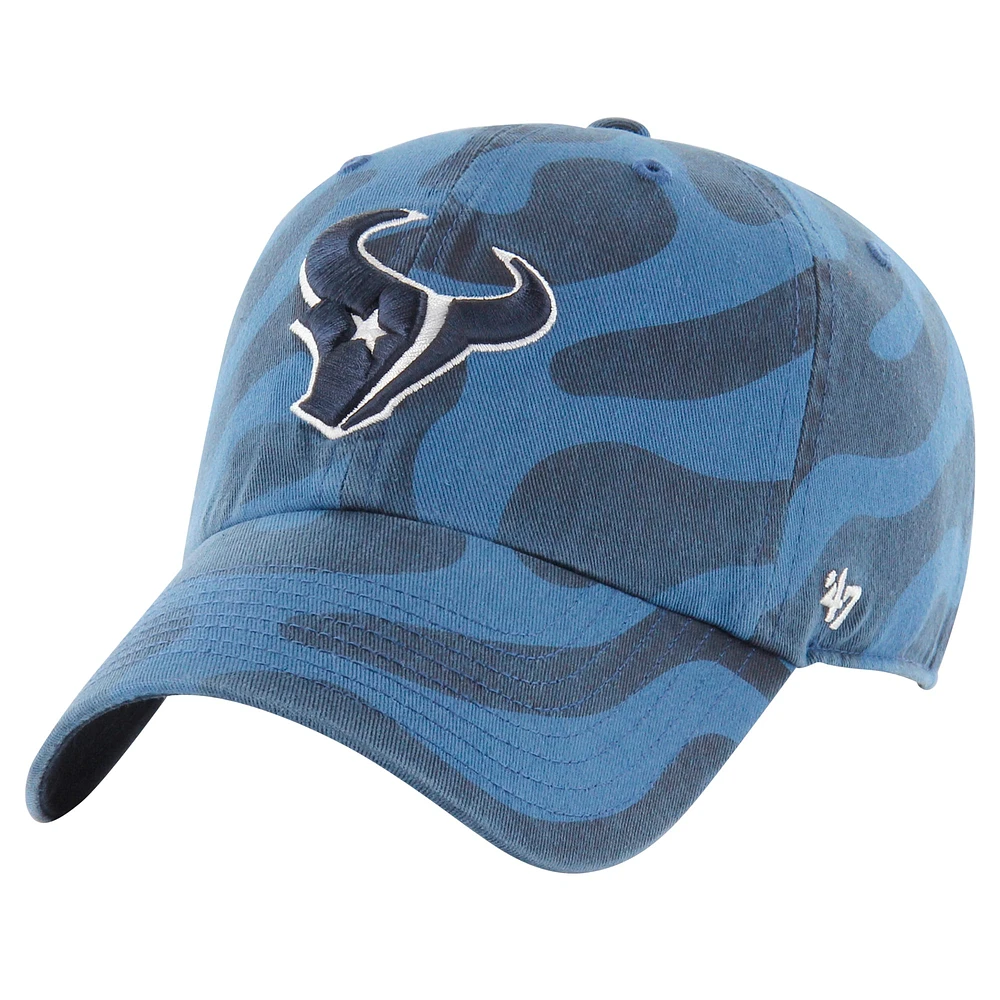 Women's '47  Navy Houston Texans Freeform Clean Up Adjustable Hat