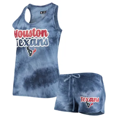 Houston Texans Concepts Sport Women's Billboard Tank Top & Shorts Set - Navy