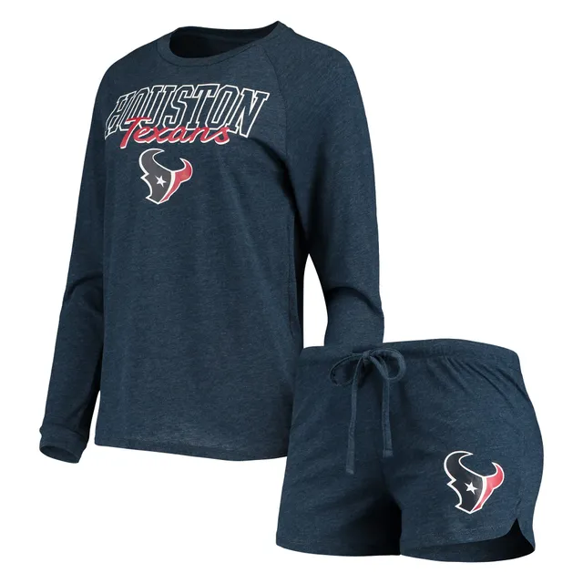 Officially Licensed NFL Women's Houston Texans Long Sleeve T-Shirt