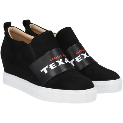 Women's Cuce Gray Houston Texans Snap Slip-On Shoes