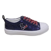 Women's Cuce Navy Houston Texans Team Sequin Sneakers