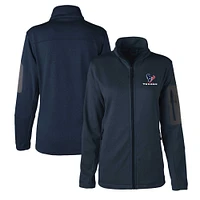 Veste entièrement zippée Dunbrooke Heather Navy Houston Texans Freestyle Teflon Shield pour femmes