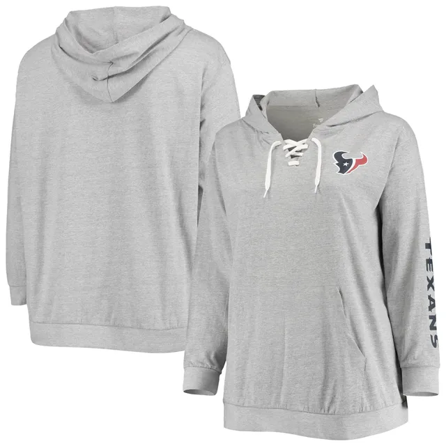 Lids Houston Astros Women's Plus Colorblock Pullover Hoodie - Navy