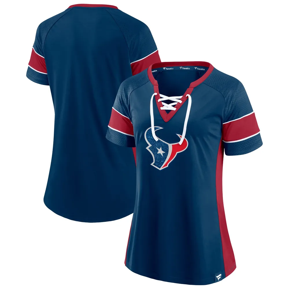 Lids Houston Texans Fanatics Branded Women's Team Draft Me Lace-Up