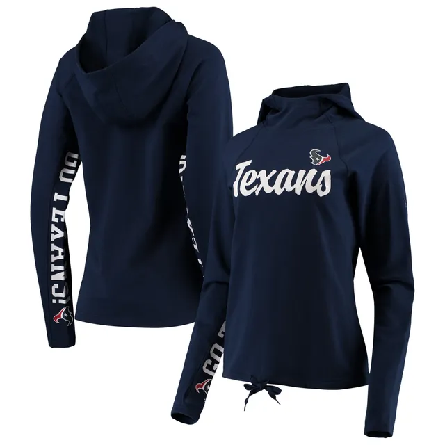 Nike Women's Sideline Club (NFL Houston Texans) Pullover Hoodie in Blue, Size: Small | 00MW41L8V-E7V