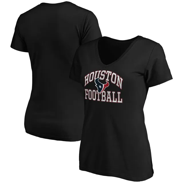 Women's Fanatics Branded Navy Houston Texans Slogan V-Neck T-Shirt