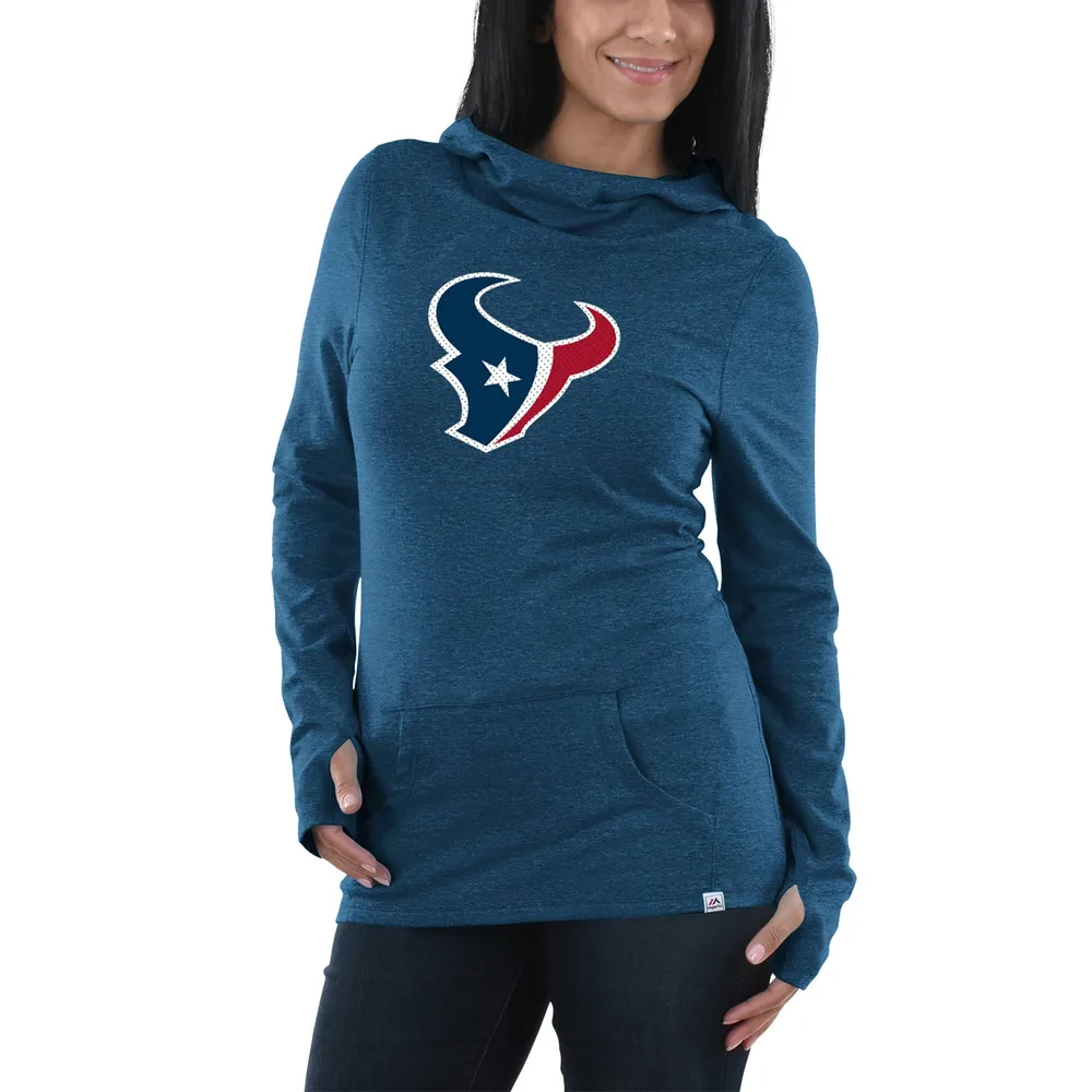 NFL Houston Texans Boys' Black/Gray Long Sleeve Hooded Sweatshirt - XS