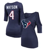Houston Astros Majestic Threads Women's 2022 World Series Modest V-Neck T- Shirt - Navy