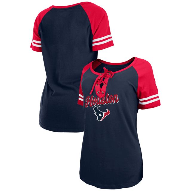 47 Women's NFL Houston Texans Premier Raglan T-Shirt M Sandstone