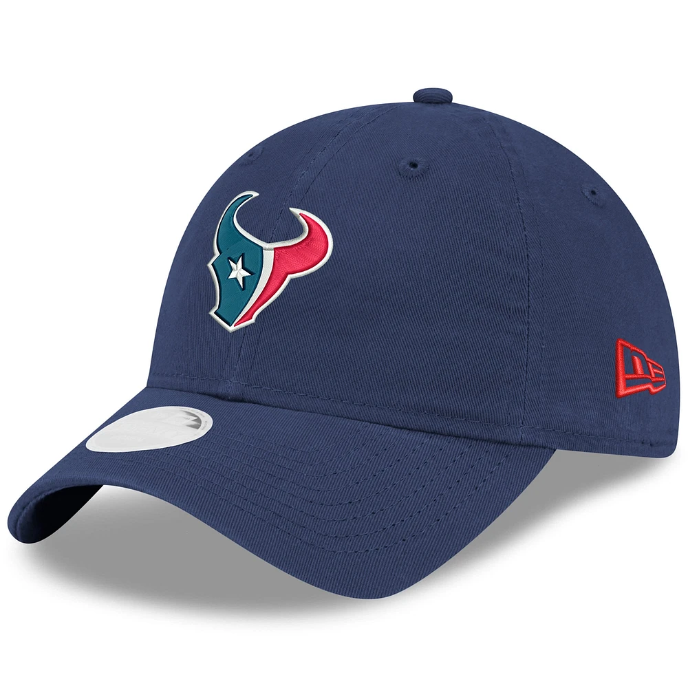 Women's New Era Navy Houston Texans Core Classic 9TWENTY Adjustable Hat