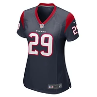 Maillot de match l'équipe des Houston Texans Nike Alex Austin pour femme, bleu marine