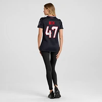 Women's Nike Andrew Beck  Navy Houston Texans Team Game Jersey