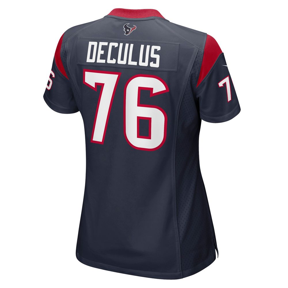 Women's Nike Austin Deculus Navy Houston Texans Game Player Jersey