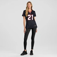 Maillot de match Nike Calen Bullock bleu marine pour femme des Houston Texans