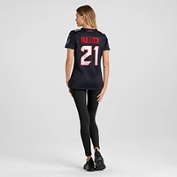 Maillot de match Nike Calen Bullock bleu marine pour femme des Houston Texans