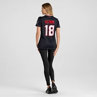 Maillot de match Nike Case Keenum bleu marine pour femme des Houston Texans