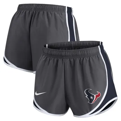 Short Nike Houston Texans Performance Tempo pour femme, gris anthracite