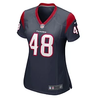 Maillot de joueur match des Houston Texans Nike Christian Harris pour femme, bleu marine