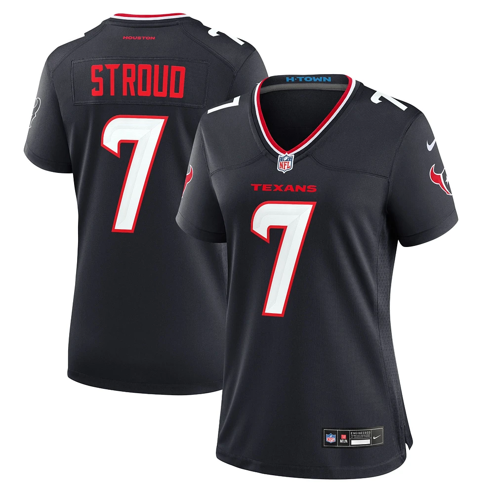 Women's Nike C.J. Stroud Navy Houston Texans Game  Jersey