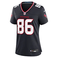 Women's Nike Dalton Schultz  Navy Houston Texans Team Game Jersey