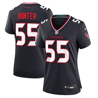 Maillot de match l'équipe Nike des Houston Texans Danielle Hunter pour femme, bleu marine