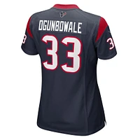 Maillot Nike Dare Ogunbowale pour femme, joueur de jeu des Houston Texans, bleu marine