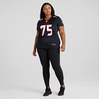 Maillot de match l'équipe Nike des Houston Texans David Sharpe pour femme, bleu marine