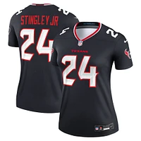 Haut Nike Derek Stingley Jr. Legend Player Performance pour femme, bleu marine, des Houston Texans