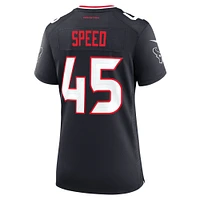 Maillot Nike E.J. Speed ​​bleu marine pour femme des Houston Texans