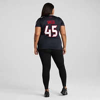 Maillot Nike E.J. Speed ​​bleu marine pour femme des Houston Texans