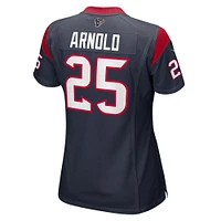 Women's Nike Grayland Arnold  Navy Houston Texans Team Game Jersey