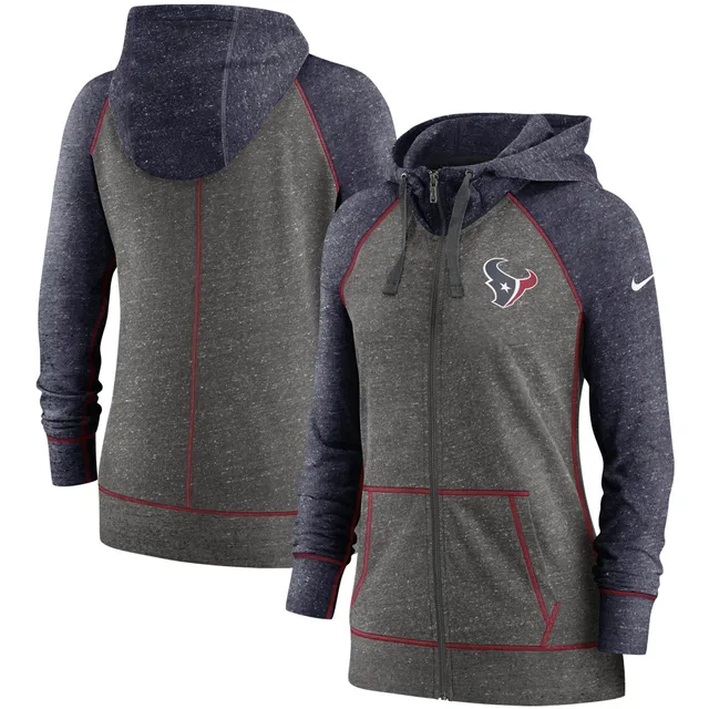 Nike Seahawks Gym Vintage Raglan Full-Zip Hoodie - Women's