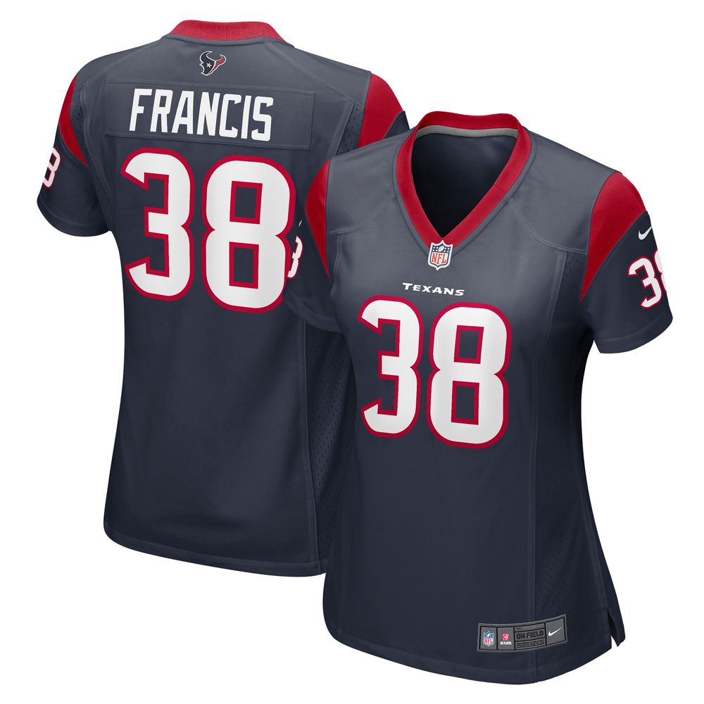 Women's Nike Jacobi Francis Navy Houston Texans Game Player Jersey