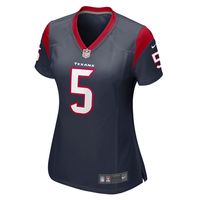 Women's Nike Jalen Pitre Navy Houston Texans Game Player Jersey