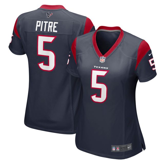 Maillot Nike Jalen Pitre pour femme, joueur de jeu des Houston Texans, bleu marine