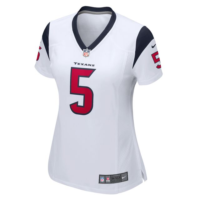 Maillot de joueur des Houston Texans Nike Jalen Pitre blanc pour femme