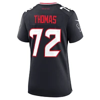 Maillot de match Nike Jaylon Thomas bleu marine pour femme des Houston Texans