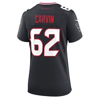 Women's Nike Jerome Carvin  Navy Houston Texans Team Game Jersey