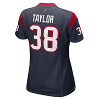 Women's Nike J.J. Taylor  Navy Houston Texans Team Game Jersey