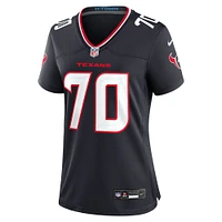 Maillot de match Nike Juice Scruggs bleu marine pour femme des Houston Texans