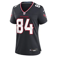 Women's Nike Justin Watson  Navy Houston Texans Team Game Jersey
