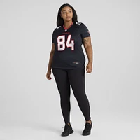 Women's Nike Justin Watson  Navy Houston Texans Team Game Jersey