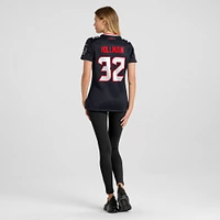 Maillot de match Nike Ka'Dar Hollman bleu marine pour femme des Houston Texans